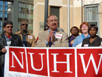 The National Union of Healthcare Workers (NUHW) is on the move in California.  Last week they petitioned for elections in 62 California hospitals and healthcare facilities.  That was the largest singl