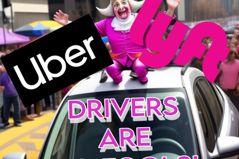 Rideshare Drivers declare loudly they are NO FOOLS at Uber & Lyft HQs