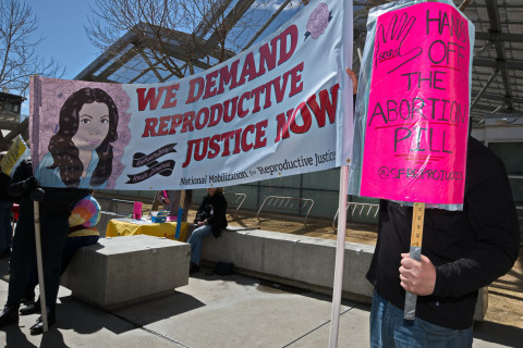 banner We Demand Reproductive Justice Now