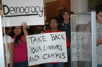 Students Takeover CSU-Fresno Library