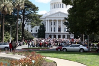 Californians Demonstrate in Solidarity with Wisconsin